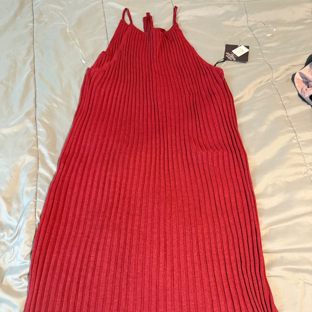 Knit Material Dress